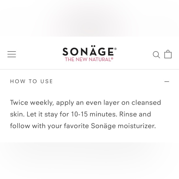 SONAGE SAFFRON ENERGIZING VITAMIN MASK - BRAND NEW IN THE BOX! - Picture 12 of 12